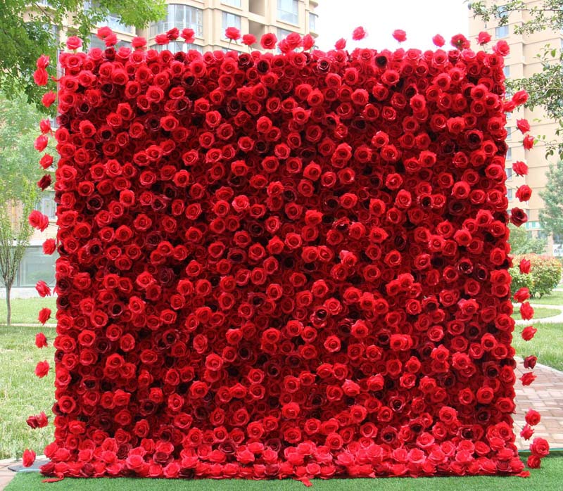 flower wall for wedding stage decoration