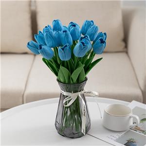 Mesterséges tulipán virágok dekoratív