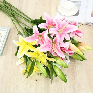 Hiasan Bunga Lily Buatan