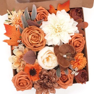 Boîte de bricolage de bouquet de roses artificielles