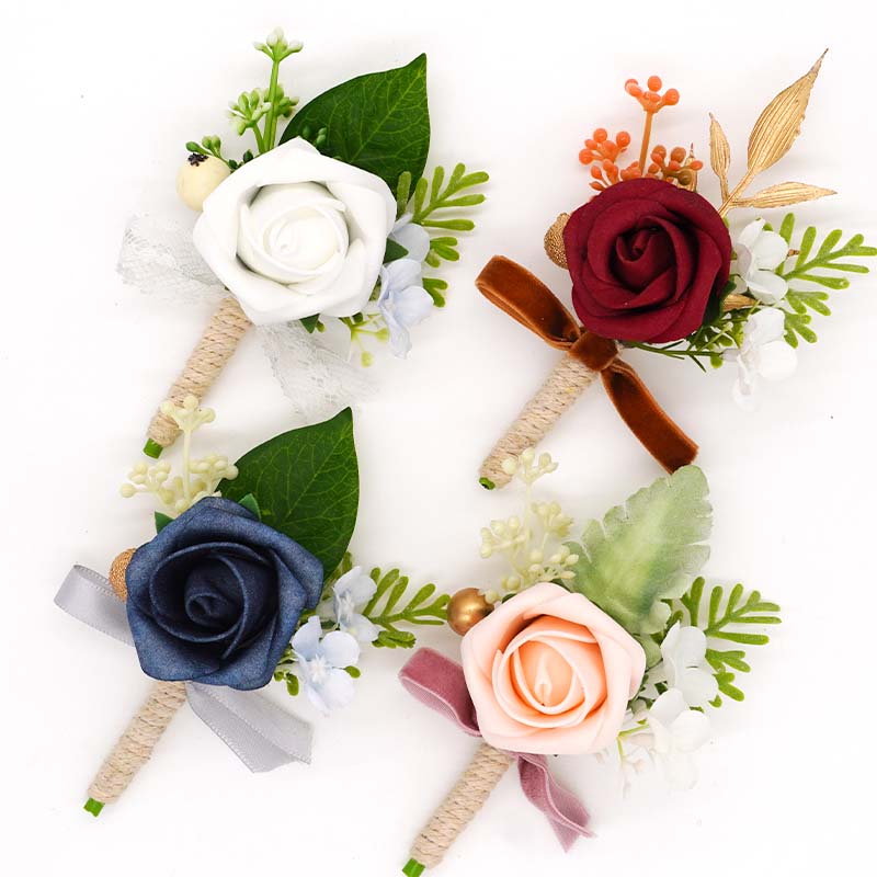 artificial flower boutonniere