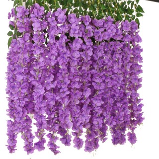 Bunga Gantung Wisteria Tiruan