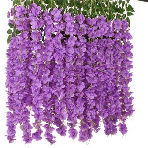 Bunga Gantung Wisteria Tiruan