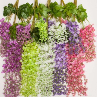Bunga Gantung Wisteria Tiruan