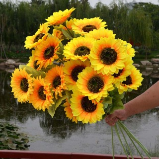Artificial Sunflower Flower Decoration