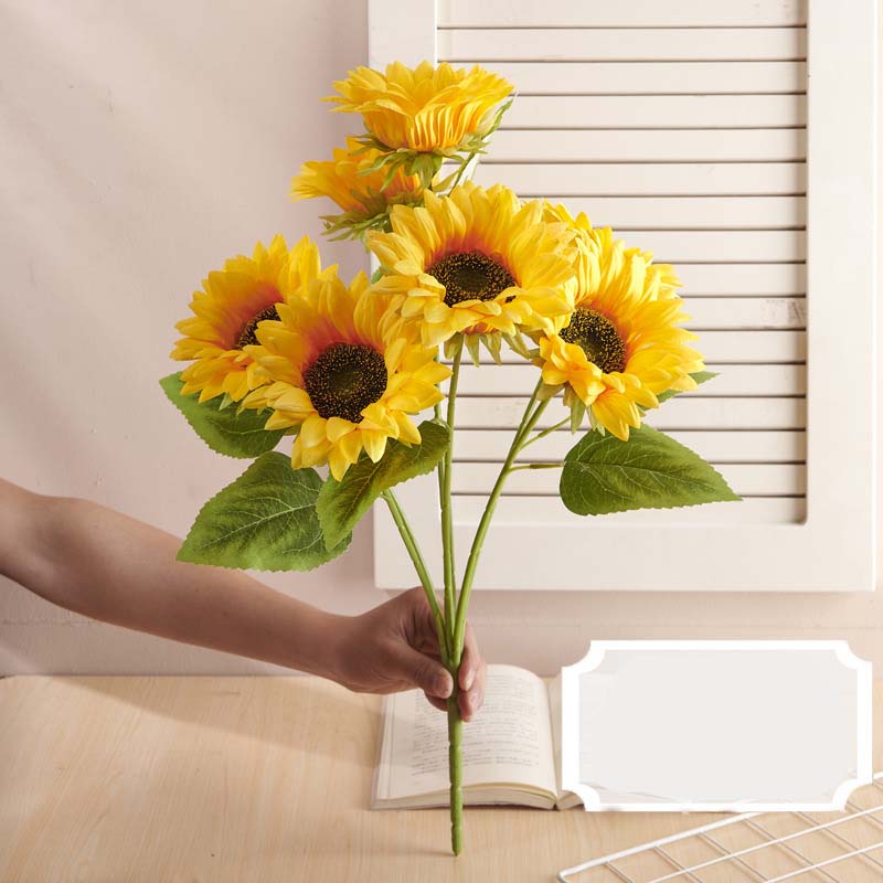 artificial silk sunflower