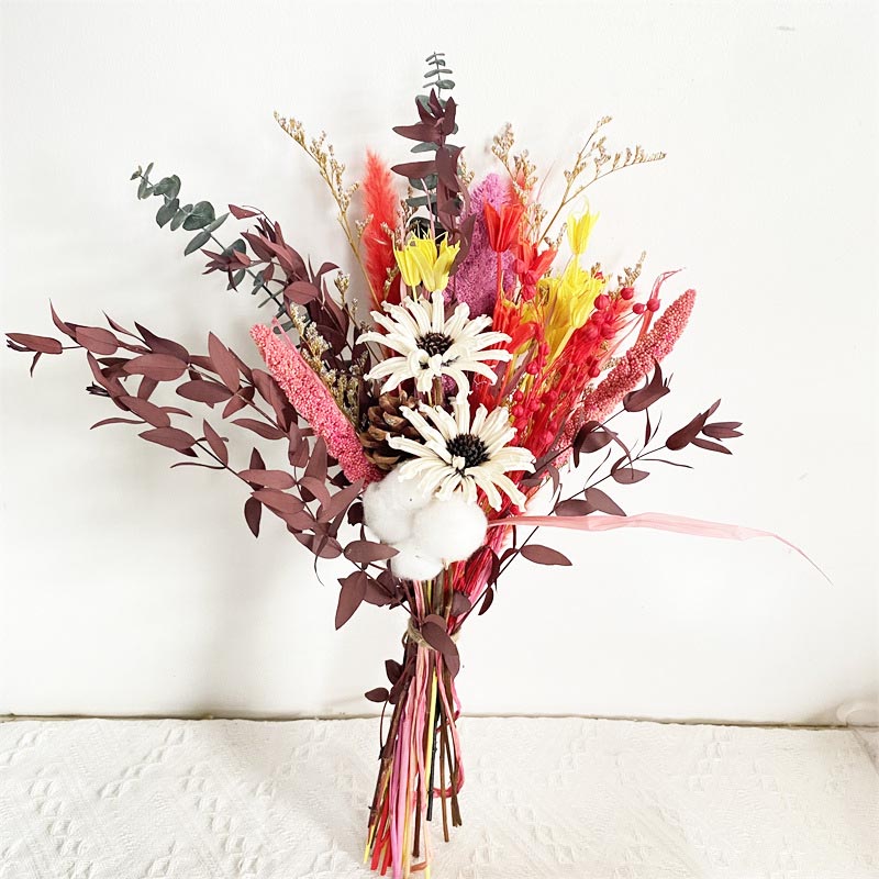 artificial pampas bouquet