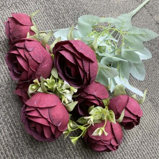 Décoration de bouquet de pivoines artificielles