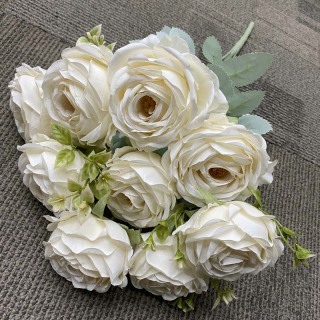 Décoration de bouquet de pivoines artificielles