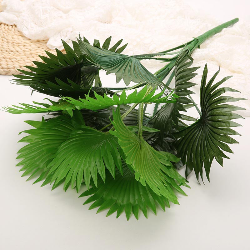 artificial tropical leaves