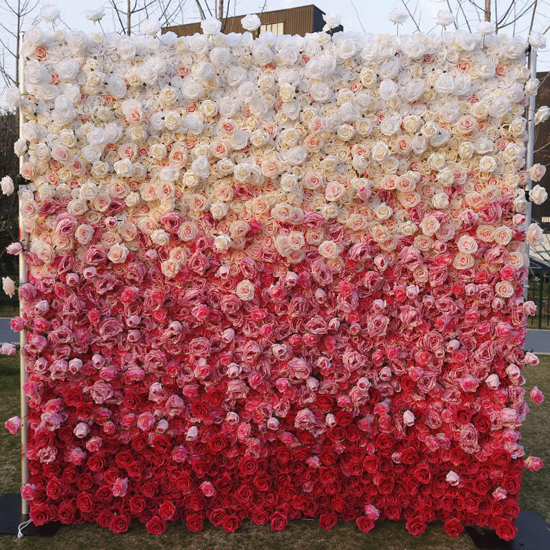 wedding fake flower wall