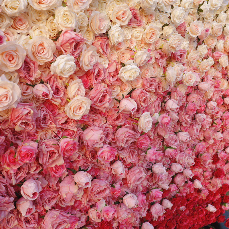 wedding fake flower wall