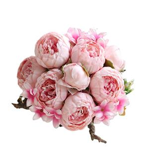 Bouquet di peonie in seta artificiale