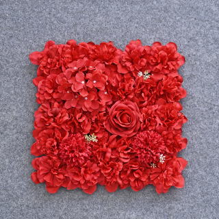 Parete floreale combinata quadrata