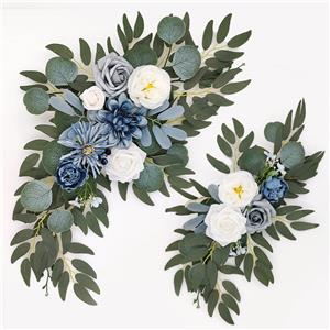 Fiori nuziali Foglie verdi artificiali Fiore