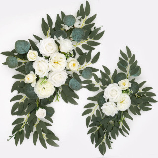 Fiori nuziali Foglie verdi artificiali Fiore