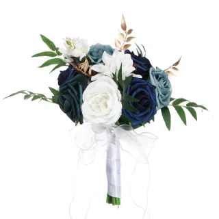 Bouquet da sposa con rose artificiali