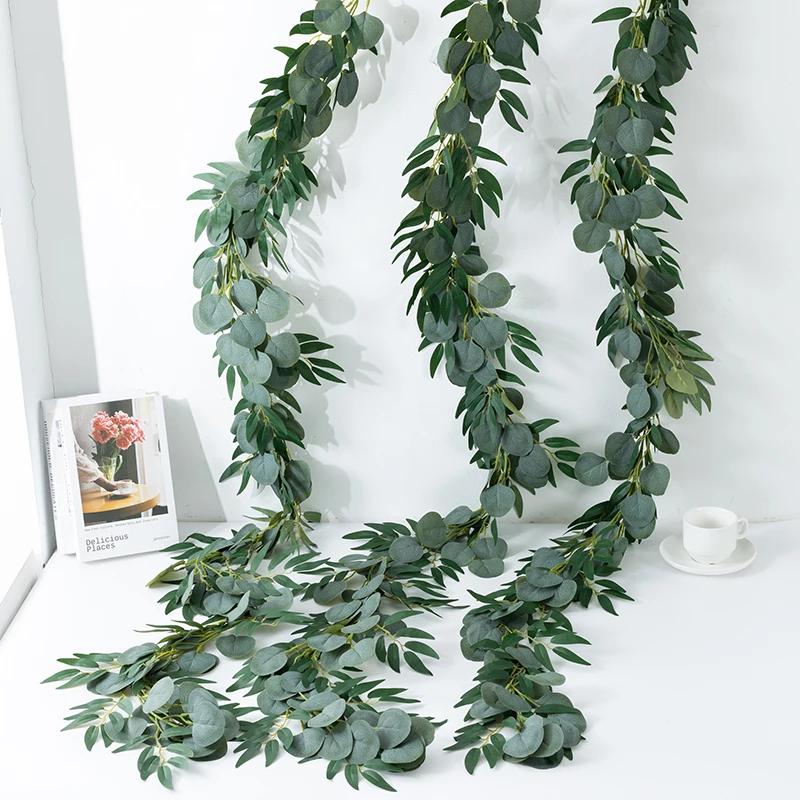 Vite di salice decorazione esterna in rattan artificiale
