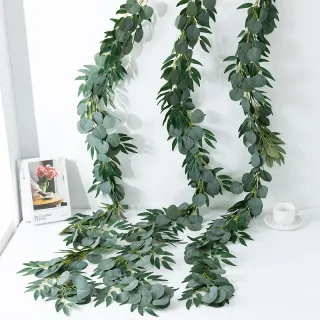 Vite di salice decorazione esterna in rattan artificiale