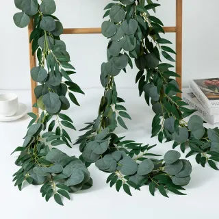 Vite di salice decorazione esterna in rattan artificiale