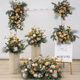 Decorazione di nozze Palla di fiori artificiali