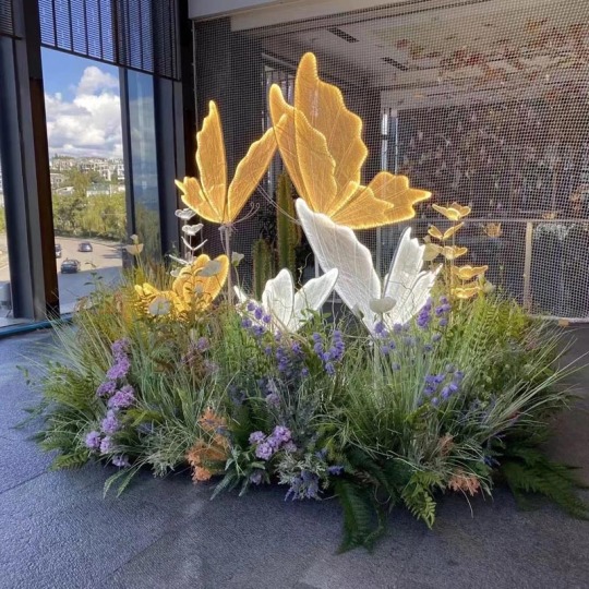 Hiasan Perkahwinan Dipimpin Rama-rama Pencahayaan Gergasi