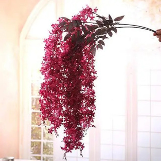 Fiori artificiali decorativi in cellulosa lilla