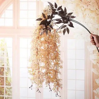 Fiori artificiali decorativi in cellulosa lilla