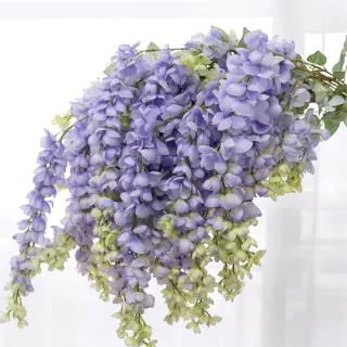 Fleur de glycine suspendue simple artificielle