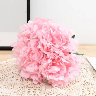 Decorazione per la casa con bouquet di ortensie in seta