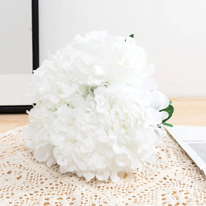 silk hydrangea bouquet