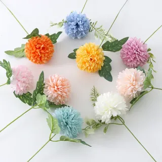 Fiore artificiale decorativo morbido Testa singola