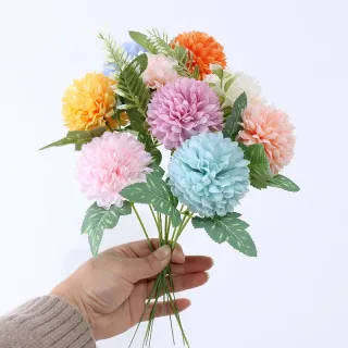 Fiore artificiale decorativo morbido Testa singola