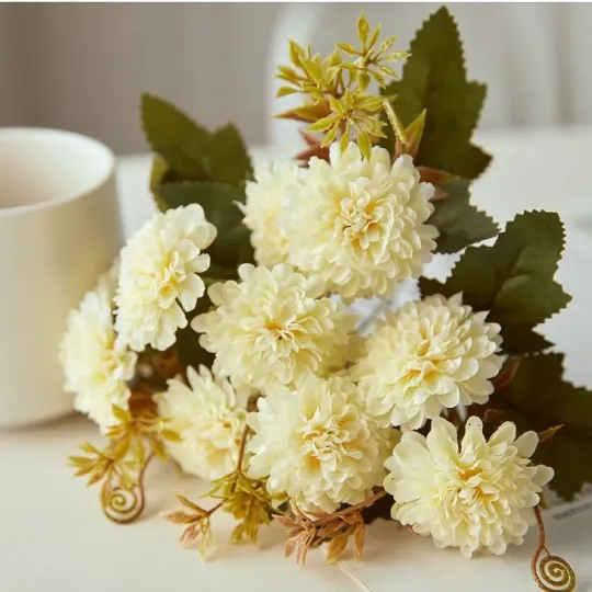 Искусственные цветы Массовая шелковая гортензия