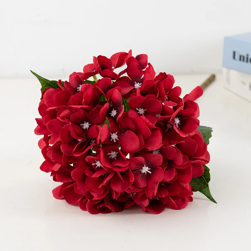 artificial hydrangea bouquet