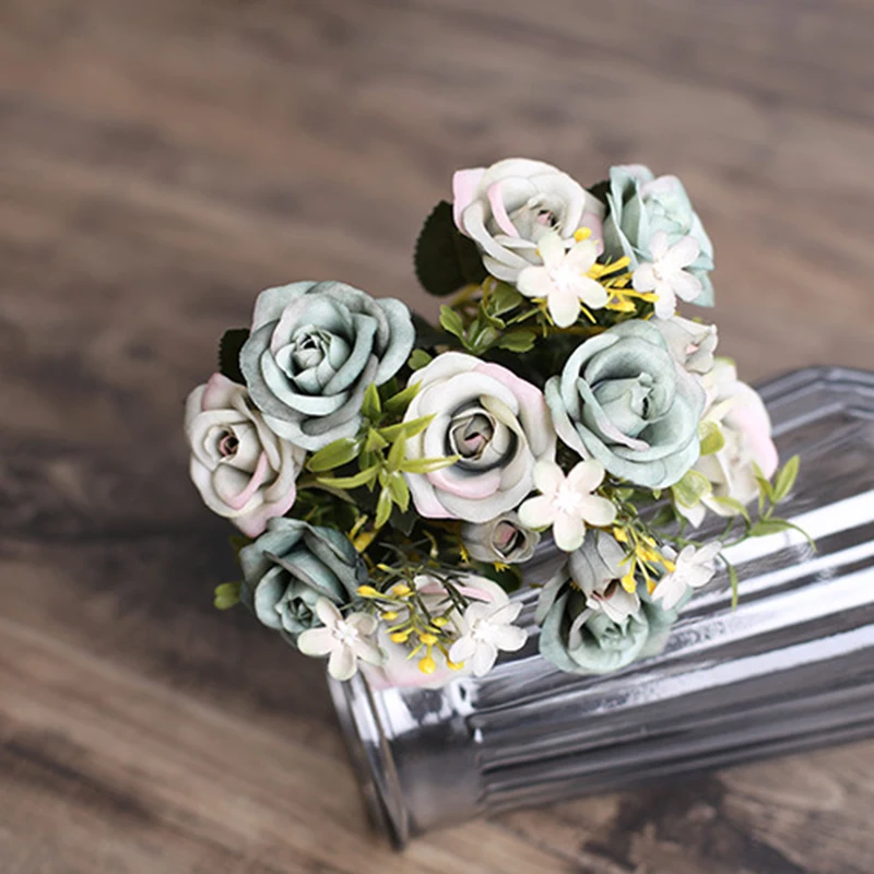 silk rose bouquet