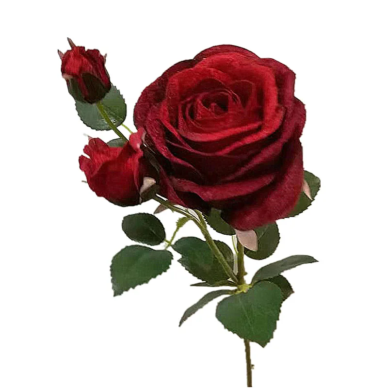 Bouquet di fiori di velluto artificiale di lusso