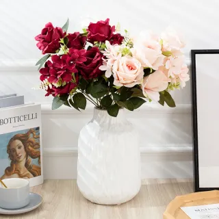 Bouquet di fiori di rose artificiali da 10 teste