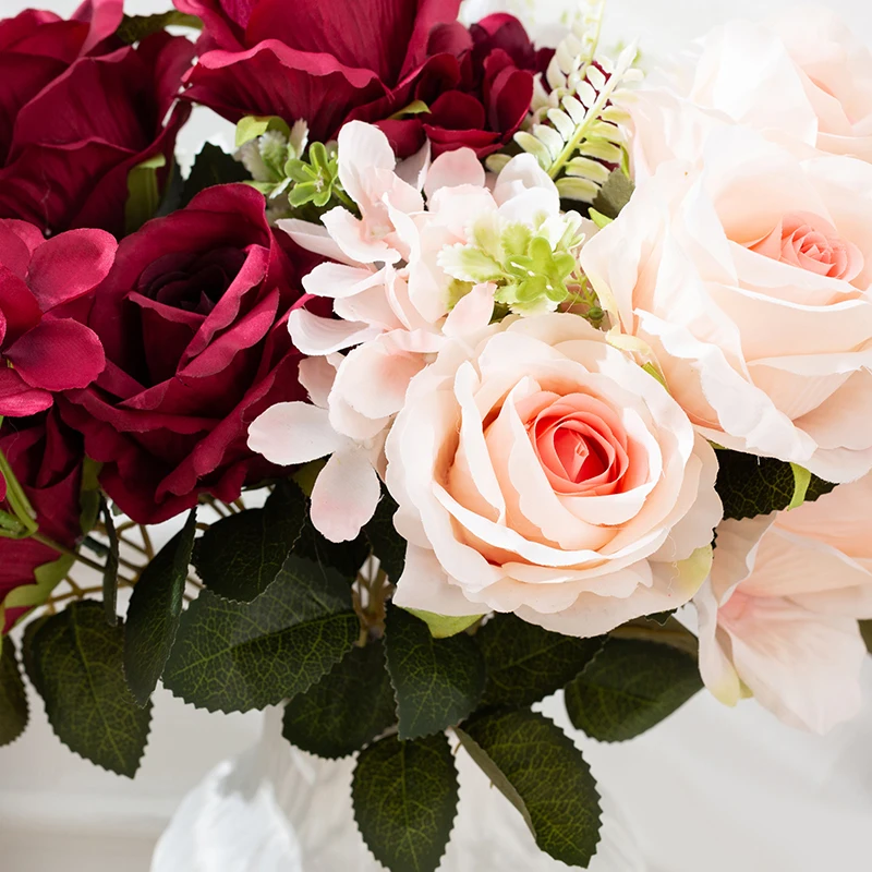 fake rose bouquet