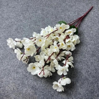 Artificial 7 Forks Peach Blossom