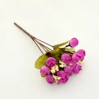 Simulasi Rose 15 Heads Silk Rose