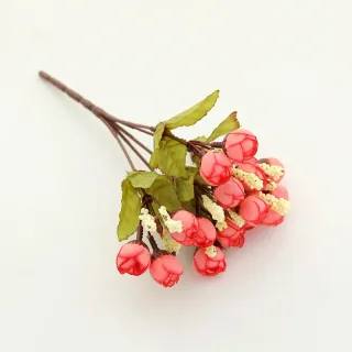 Simulasi Rose 15 Heads Silk Rose
