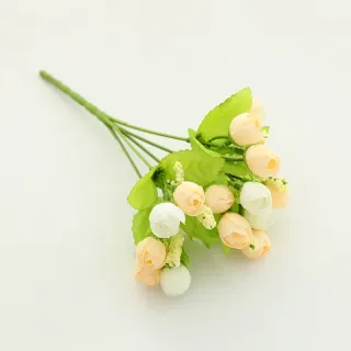 Simulasi Rose 15 Heads Silk Rose