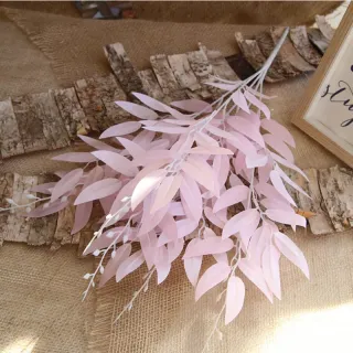 Foglie di salice artificiale per decorazioni floreali per matrimoni