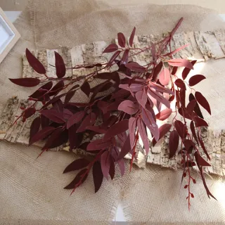 Foglie di salice artificiale per decorazioni floreali per matrimoni