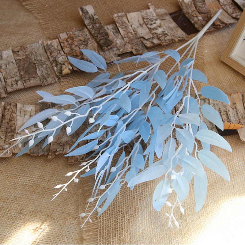 Foglie di salice artificiale per decorazioni floreali per matrimoni