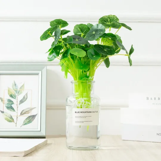 12 головок мини-искусственный лист лотоса