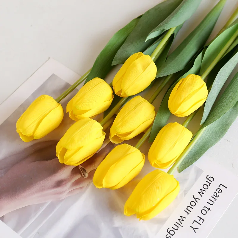 artificial tulip bouquet