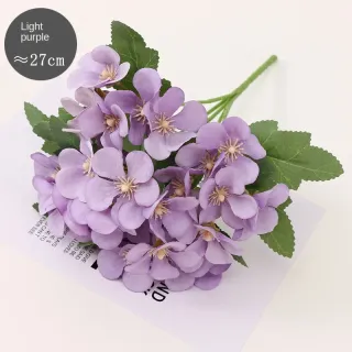 Bouquet d'hortensias artificiels pour décoration de maison