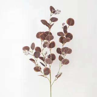 Feuille d'eucalyptus d'herbe décorative artificielle